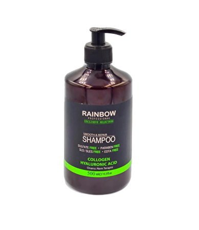 Rainbow Şampuan Onarıcı Nem Terapisi 500 Ml Collagen & Hyaluronic Acid