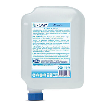 FOMY Classic Köpük Sabun 900 ml