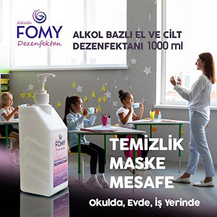 FOMY Alkollü El ve Cİlt Dezenfektanı 1000 ml