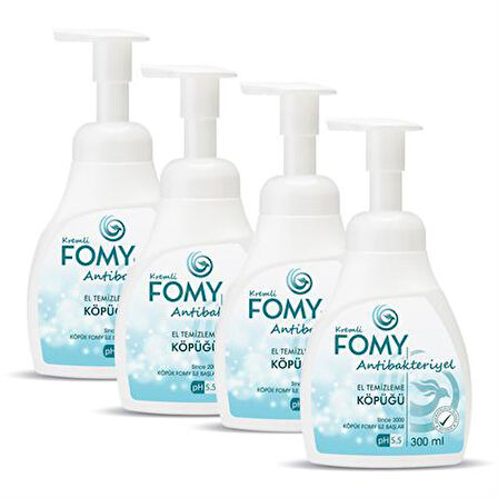 FOMY Antibakteriyel Köpük Sabun 300 ml 4 ADET