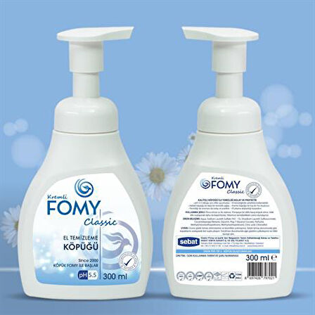 FOMY Classic Ferahlatıcı Derinlemesine Temizlik Kremsi Kolay Durulanan Cilt Temizleme Köpüğü 4x300ml