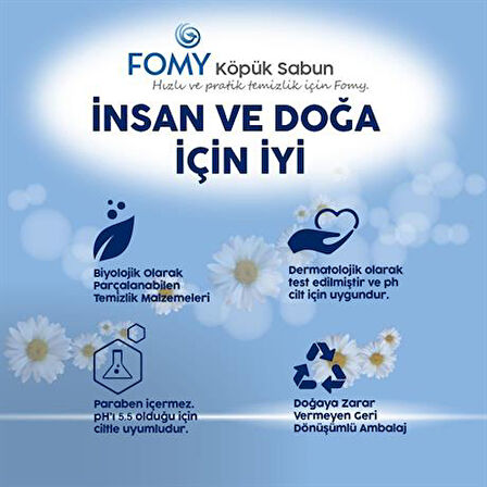 FOMY Classic Ferahlatıcı Derinlemesine Temizlik Kremsi Kolay Durulanan Cilt Temizleme Köpüğü 4x300ml