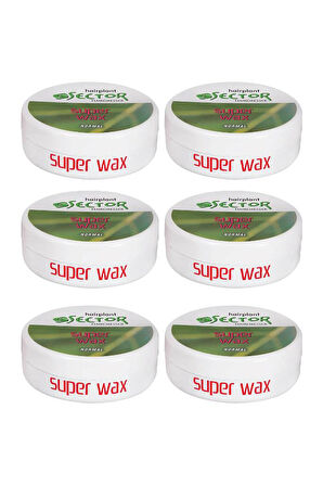 Sector Hairmate Superwax Normal Yeşil Wax 150 Ml 6 Adet