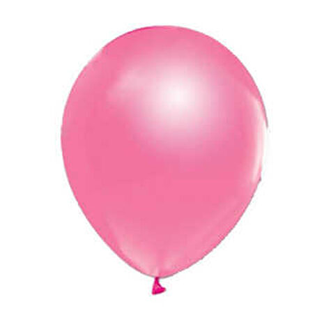 BALON DÜZ 12 İNC PEMBE 100 ADET