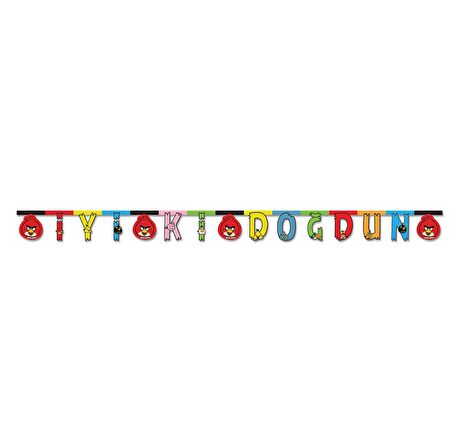 ANGRY BİRDS İYİKİ DOĞDUN BANNER