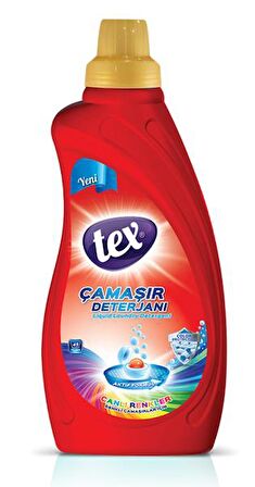 Tex Renk Koruma & Leke Karşıtı Renkliler için Sıvı Deterjan 41 Yıkama 4x2.5 lt