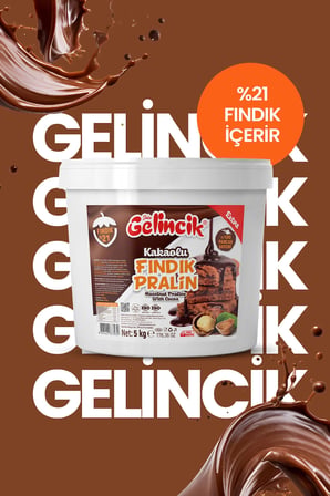 Kahvaltılık Sürülebilir Doğal Katkısız 5kg Özel Üretim Pralin Ekstra