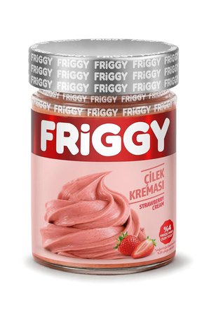  Sürülebilir Gerçek Çilek Kreması 320 gr, Strawberry Cream – Freeze Dried Çilek Tozu ile Yoğun Çilek Lezzeti