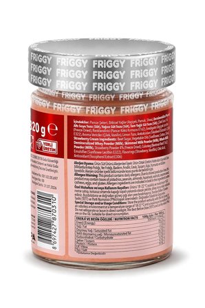  Sürülebilir Gerçek Çilek Kreması 320 gr, Strawberry Cream – Freeze Dried Çilek Tozu ile Yoğun Çilek Lezzeti