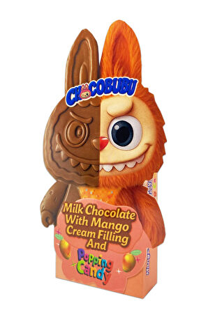 Chocobubu Patlayan Şekerli Ve Mango Aromalı Süt Kreması Dolgulu Sütlü Çikolata 100 Gr.