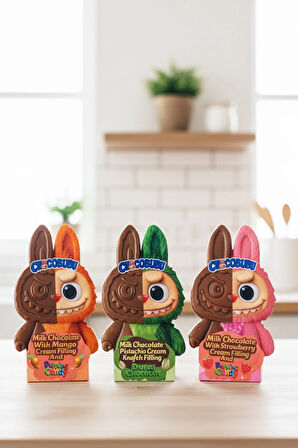 Chocobubu Patlayan Şekerli Ve Mango Aromalı Süt Kreması Dolgulu Sütlü Çikolata 100 Gr.