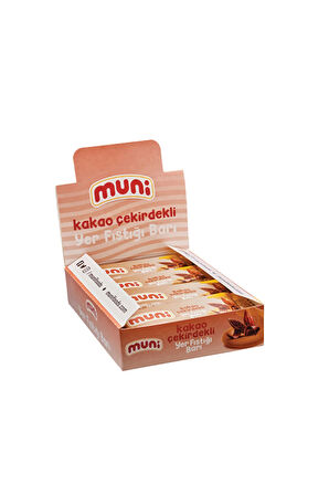 Kakao Çekirdekli Yer Fıstığı Barı, 40 G X 12 Adet