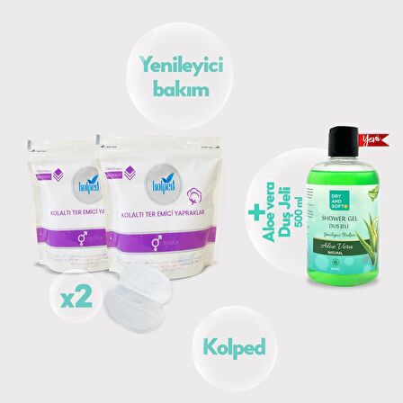 KOLPED Koltuk Altı Pedi Ter Emici Yapraklar 112 Adet (2 PAKET)