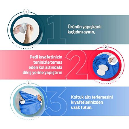 KOLPED Koltuk Altı Pedi Ter Emici Yapraklar 112 Adet (2 PAKET)