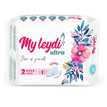 MYLEYDİ ULTRA HİJYENİK PED UZUN 8 ADET (1 Paket)