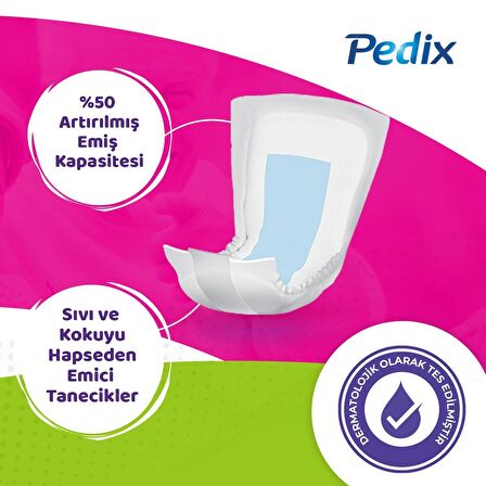 PEDİX MESANE PEDİ UNISEX ORTA BOY MEDIUM (M) 36 ADET