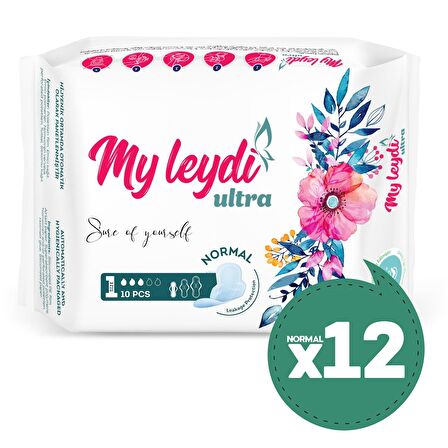 MYLEYDİ ULTRA HİJYENİK PED NORMAL 120 ADET (12 PAKET )