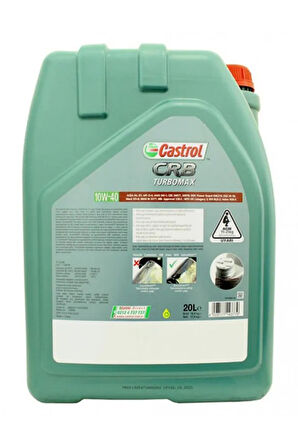 Crb Turbomax 10w-40 E4/e7 20 Litre Motor Yağı