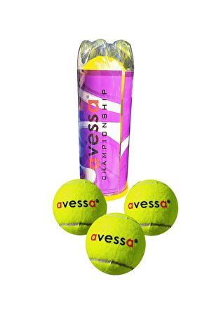 Avessa Antrenman Tenis Topu 3 Lü Sarı TT-600