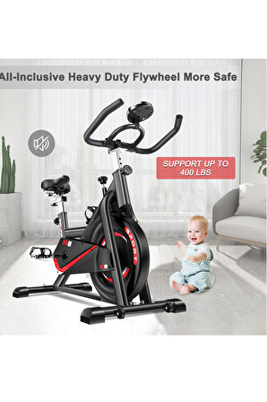 Avessa Kr-707 Spin Bike Kondisyon Bisikleti Siyah