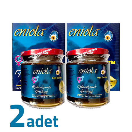 Eniola Kırmızı Kapak Şahmerdan Özel Üretim Bay Bayan Macunu 240GR X 2KUTU