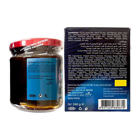 Eniola Kırmızı Kapak Şahmerdan Özel Üretim Bay Bayan Macunu 240GR X 3KUTU
