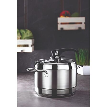 Bonera Çelik Vita Pressure Cooker 4 Lt Düdüklü Tencere