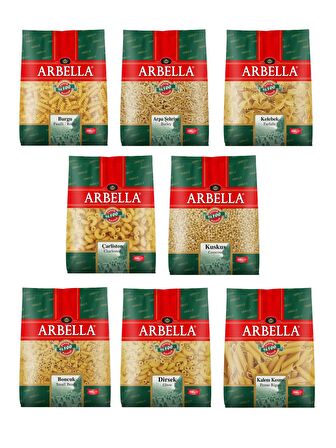 Arbella Makarna 500 gr / 8 li Karma Set