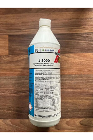 J-3000 Hijyenik Genel Temizlik Leke Sökücü Halı Şampuanı 1 lt