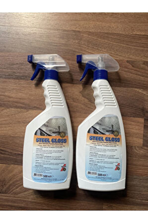 430 ml Steel Gloss Paslanmaz Çelik Ve Vinil Yüzeyler Için Bakım Ve Parlatma Ürünü 2 Adet