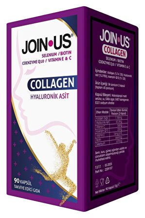 Join Us Collagen Hyaluronik Asit 90 Kapsül