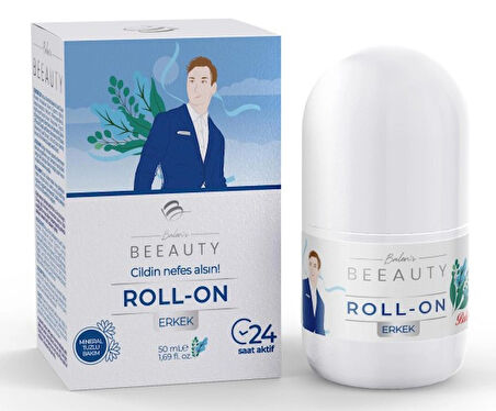 BALEN’S BEEAUTY ERKEK MINERAL SALT DEODORANT ROLL-ON * 50 ML