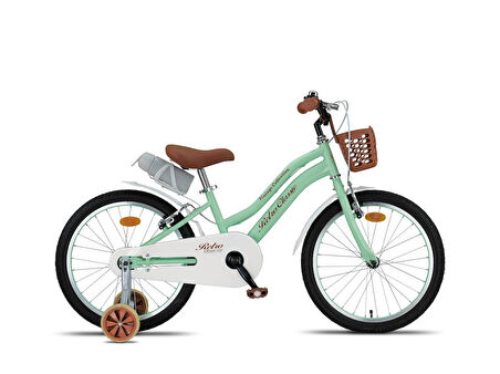 Trendbisiklet Retro Classic 20 Jant 6-10 Yaş Mint Yeşili-Kahve Renkli, Çocuk Bisikleti
