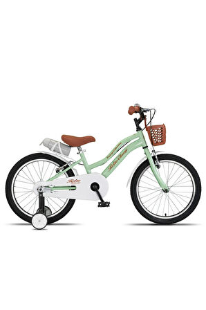 Trendbisiklet Retro Classic 20 Jant 6-10 Yaş Mint Yeşili-Kahve Renkli, Çocuk Bisikleti