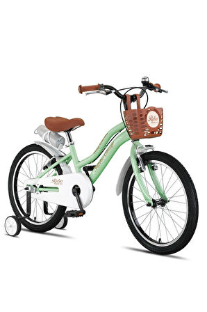 Trendbisiklet Retro Classic 20 Jant 6-10 Yaş Mint Yeşili-Kahve Renkli, Çocuk Bisikleti