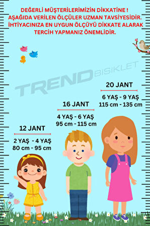 Trendbisiklet Retro Classic 20 Jant 6-10 Yaş , Çocuk Bisikleti