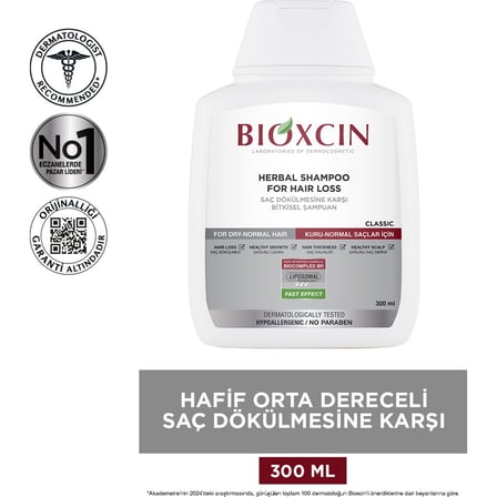 Bioxcin Genesis KuruNormal Saçlar İçin Şampuan 300 ml