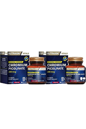Nutraxin Chromium Picolinate 200 Mcg 90 Tablet 2 Adet