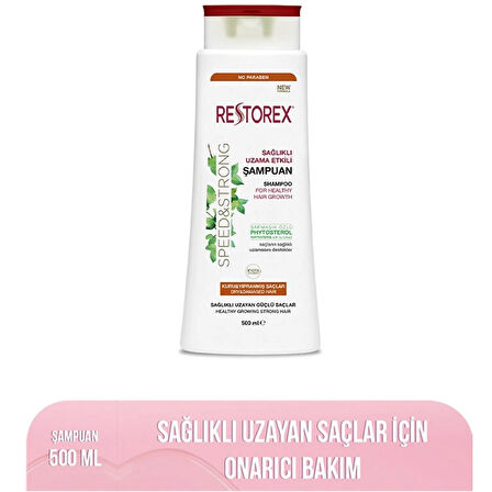 Restorex Kuru Ve Yıpranmış Saçlar İçin Onarıcı Şampuan 500 ml 2 ADET