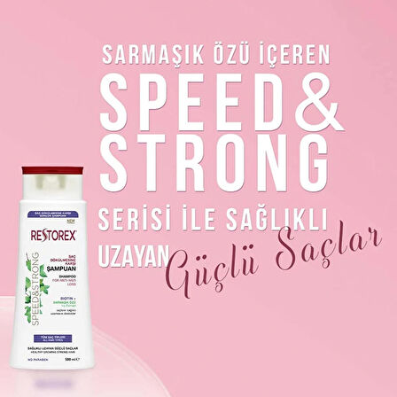 Restorex Saç Dökülmesine Karşı Ekstra Direnç Şampuanı 500 ml 2 ADET