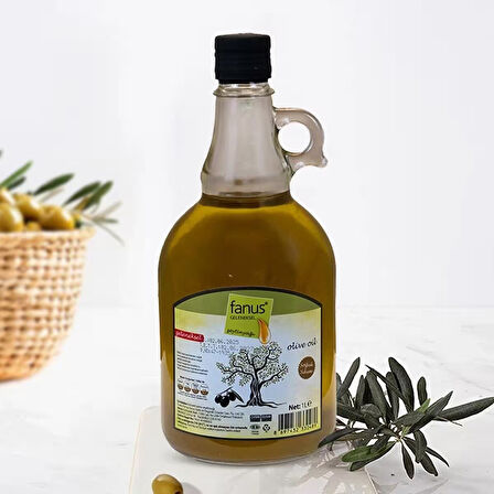 Fanus Soğuk Sıkım Zeytinyağı 1 lt Cam 