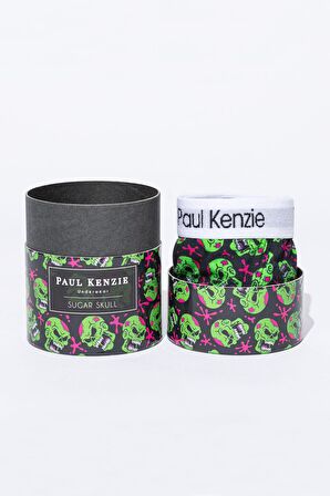 Paul Kenzie Unique Effect Desenli Kadın Slip Külot - Sugar Skull