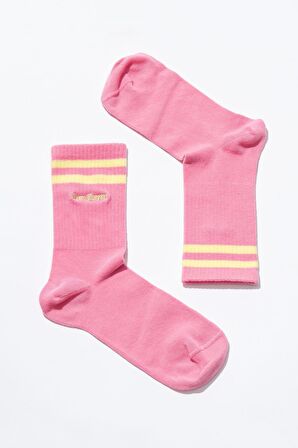 Motley Socks Unisex Nakışlı Uzun Tenis Çorap - Rainbow 2