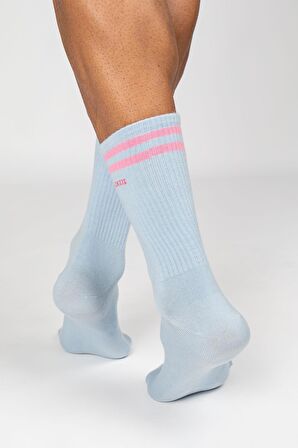 Motley Socks Unisex Nakışlı Uzun Tenis Çorap - Rainbow 3