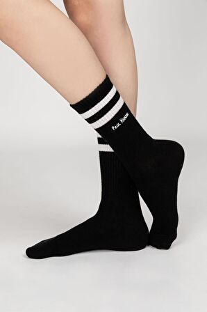 Motley Socks Unisex Nakışlı Uzun Tenis Çorap - Shadow