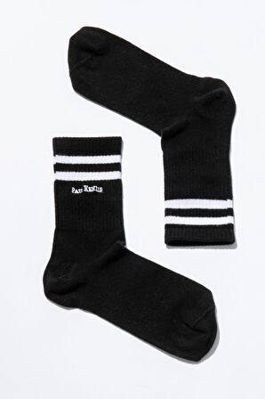 Motley Socks Unisex Nakışlı Uzun Tenis Çorap - Shadow