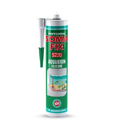 280 ml Somafix Akvaryum Silikonu Şeffaf