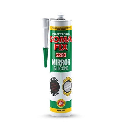 280 ml Somafix Ayna Silikonu Şeffaf