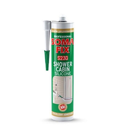 280 ml Somafix Duşakabin Silikonu Şeffaf