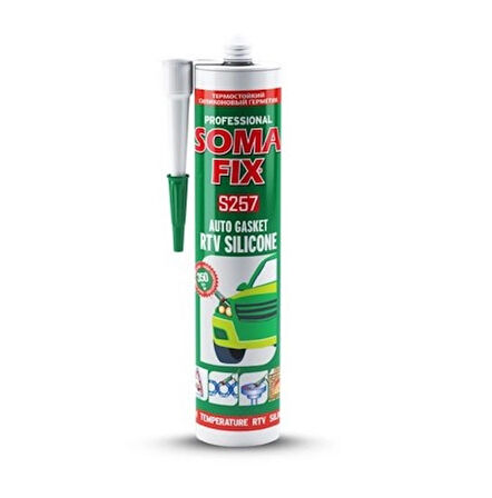 280 ml Somafix RTV Silikonu Kırmızı 350 'C